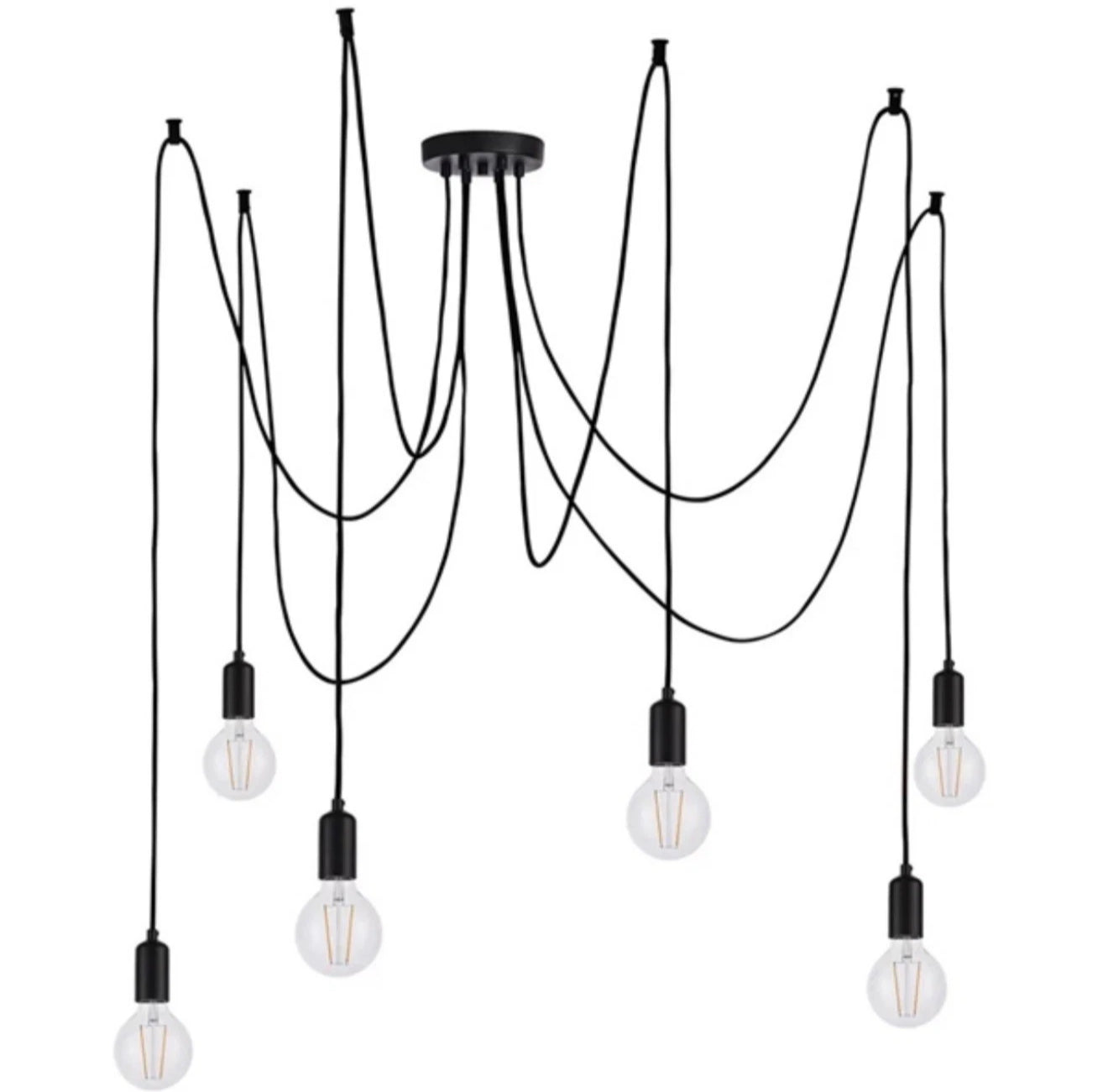 Hudson Living Studio LED Pendant Light Black