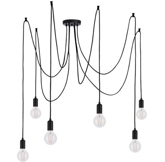 Hudson Living Studio LED Pendant Light Black